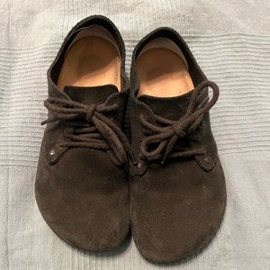 Birkenstock black Lace up Suede shoe Size 37